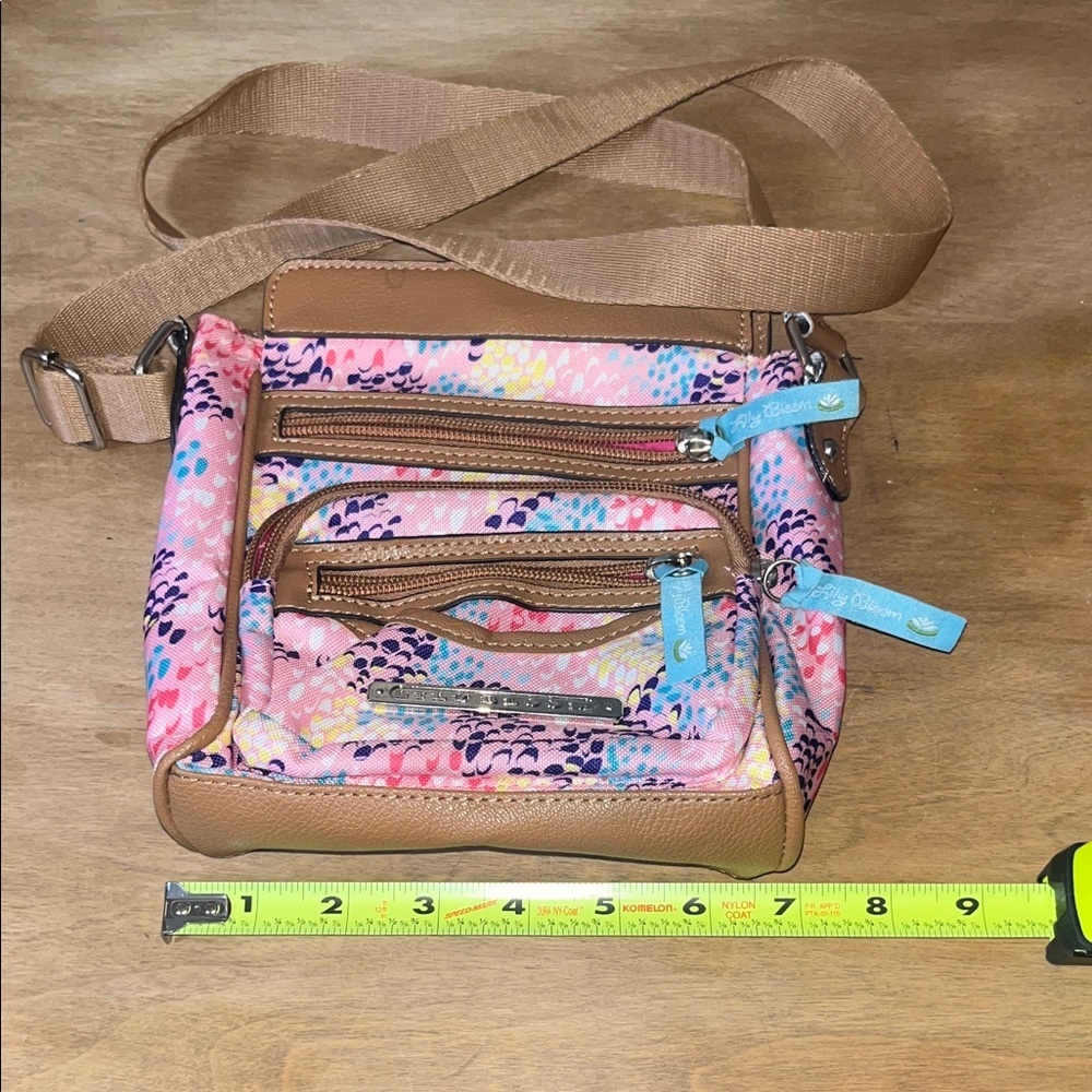 Lily Bloom Jamie Crossbody Floral Print Purse